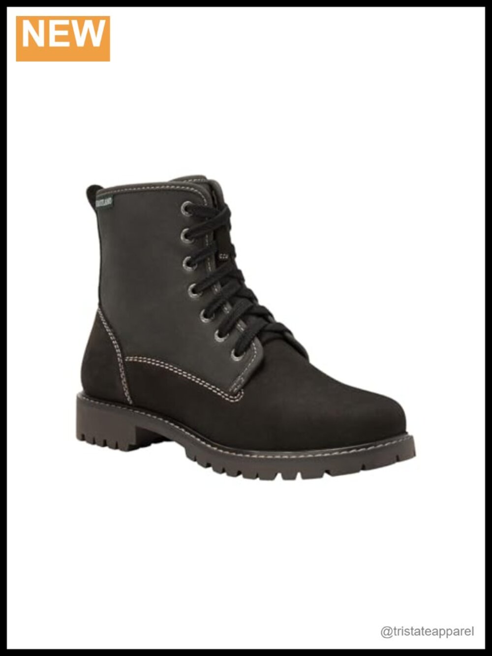Eastland Indiana Mid-Calf Boots Full-Grain Suede Memory Foam Lace-Up